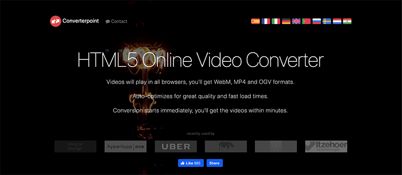 converterpoint.com - Trang web đổi đuôi video online