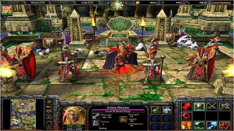  Warcraft III là một trong nhựng tựa game chiến thuật hay nhất trên PC