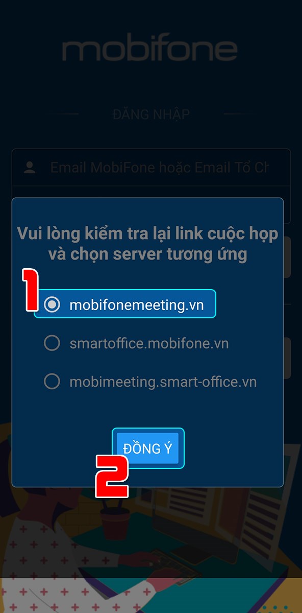 Chọn t&agrave;i khoản