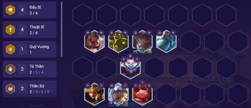 Đội h&igrave;nh cuối trận