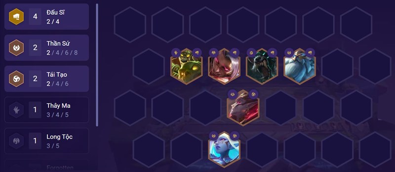 Đội h&igrave;nh giữa trận