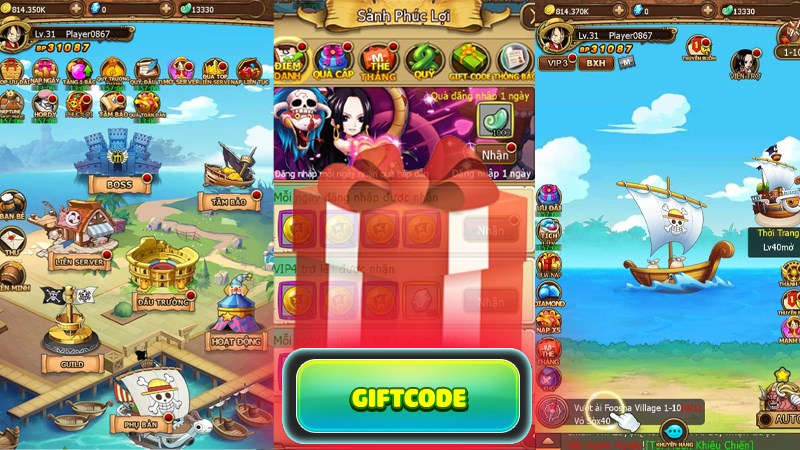 Code Hàng Hải Mạo Hiểm Code Hàng Hải Mạo Hiểm