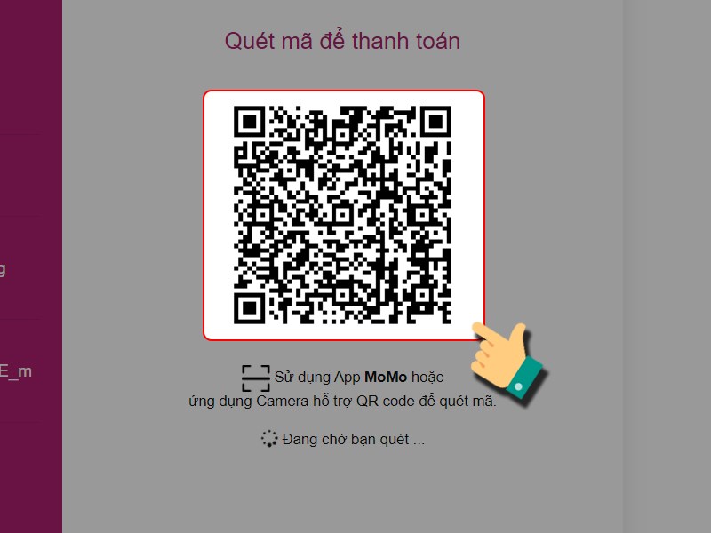 Qu&eacute;t m&atilde; thanh to&aacute;n