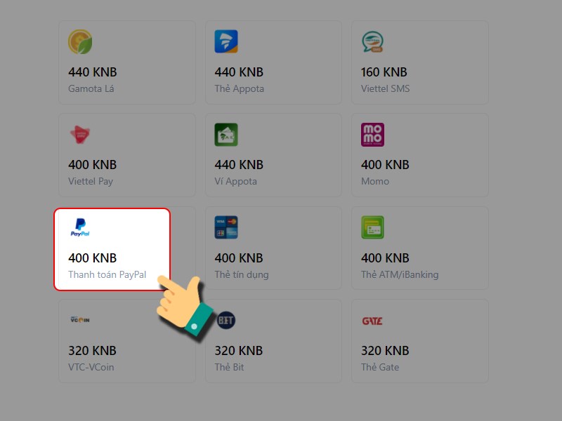 Thanh to&aacute;n bằng PayPal