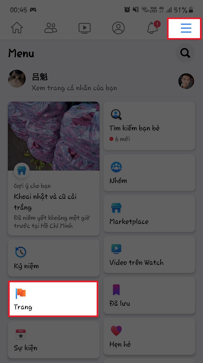 V&agrave;o mục Trang