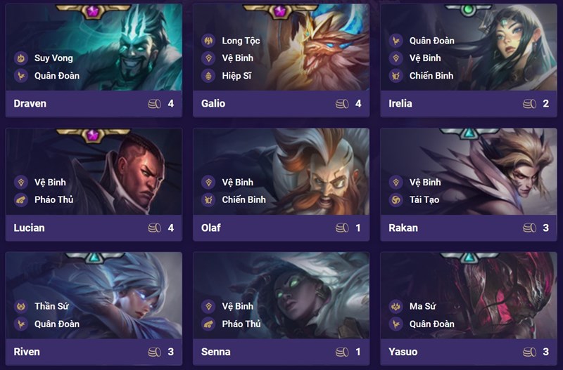 Đội h&igrave;nh Vệ Binh Qu&acirc;n Đo&agrave;n DTCL M&ugrave;a 5.5