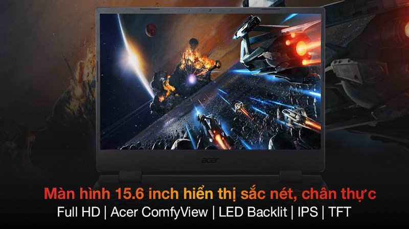 Màn hình 15.6 inch sắc nét