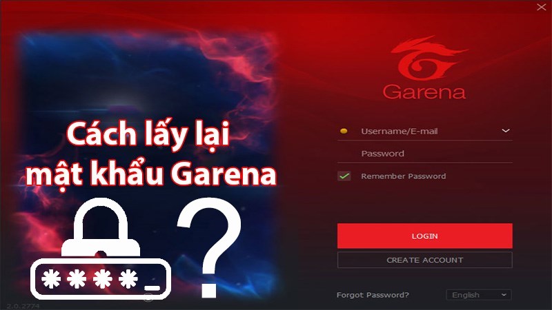 Cách khôi phục mật khẩu Garren