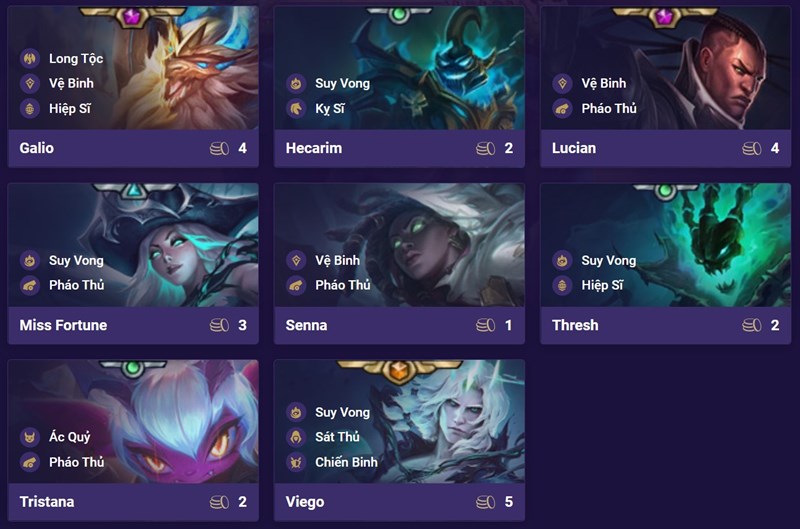 Đội hình Suy Vong Pháo Thủ DTCL 5.5 Đội hình Suy Vong Pháo Thủ DTCL 5.5