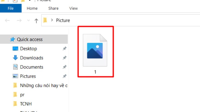 1 Bỏ ảnh gốc vào thư mục Picture