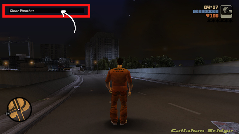 Cách nhập mã cheat GTA III