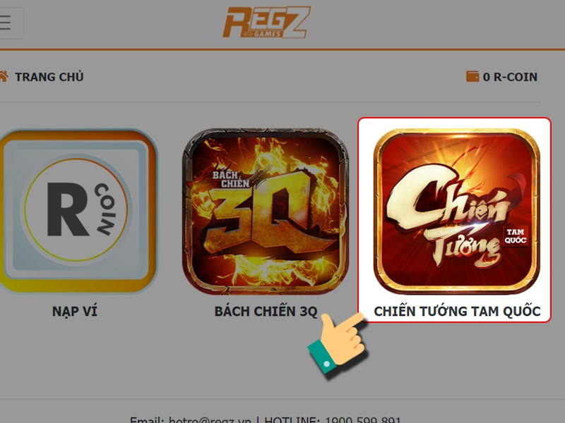 Chọn game Chiến Tướng Tam Quốc