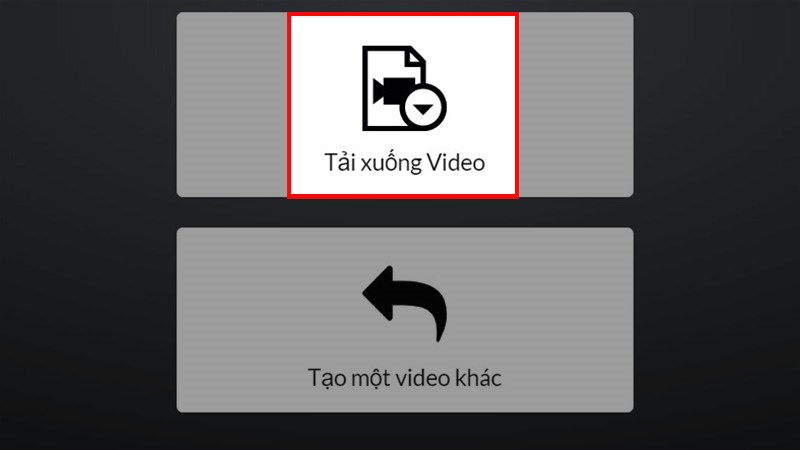 Chọn Tải xuống video để tải video kết hợp xuống thiết bị của bạn