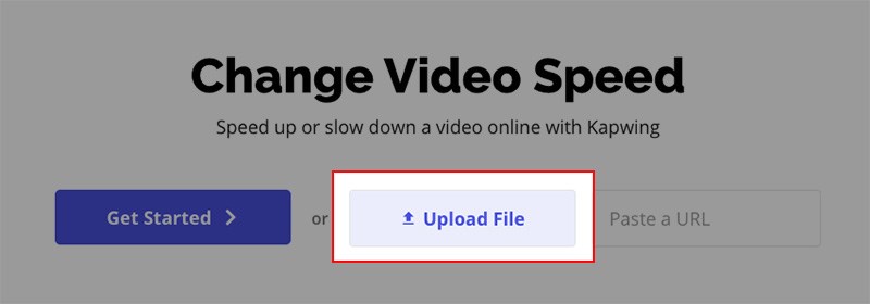 Truy cập trang web Kawing > Chọn Upload File để tải video lên trang web từ máy tính