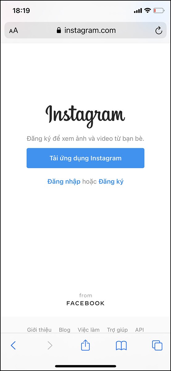 Đăng xuất Instagram thành công