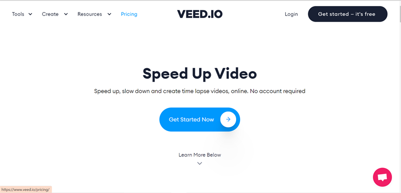 VEED.IO - Phần mềm thay đổi tốc độ video online