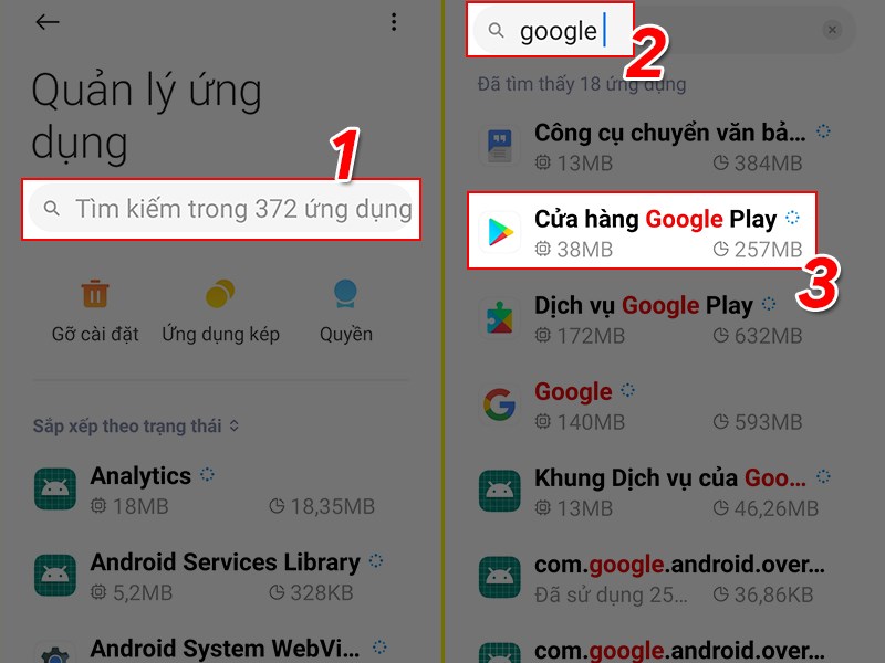 V&agrave;o cửa h&agrave;ng CHPlay