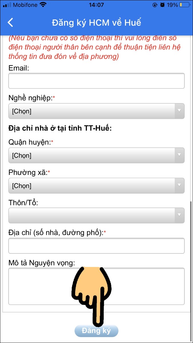 Nhấn n&uacute;t Đăng k&yacute;