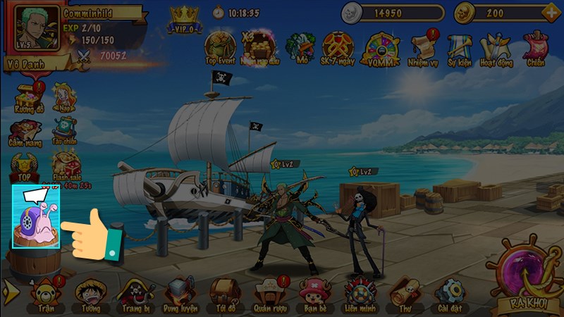 Nhấn v&agrave;o khung chat