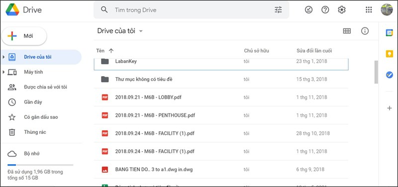 Google Drive - Trang web lưu trữ ảnh, video, tài liệu