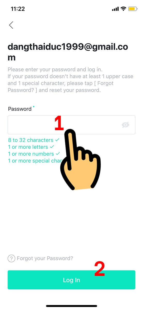 Nhấn Log in để đăng nhập t&agrave;i khoản Weverse
