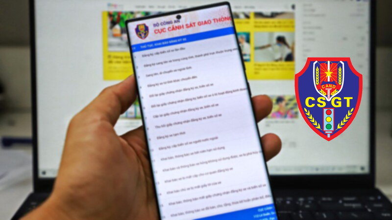 Hướng dẫn thủ tục đăng k&yacute; xe mới trực tuyến đơn giản