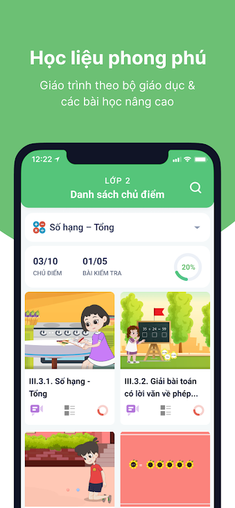 VioEdu: Phần mềm học Toán lớp 2