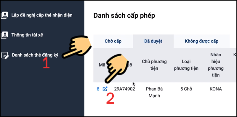 Kiểm tra tình trạng hồ sơ mã QR luồng xanh xe tải