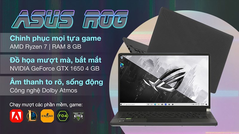 Asus Rog Zephyrus Gaming G14 GA401QH (K2091W) 