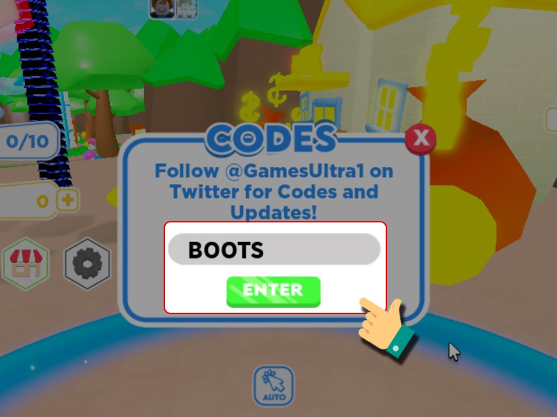Nhập code Shoe Simulator bạn c&oacute;