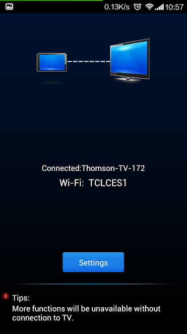 TCL nScreen: App kết nối điện thoại với tivi TCL