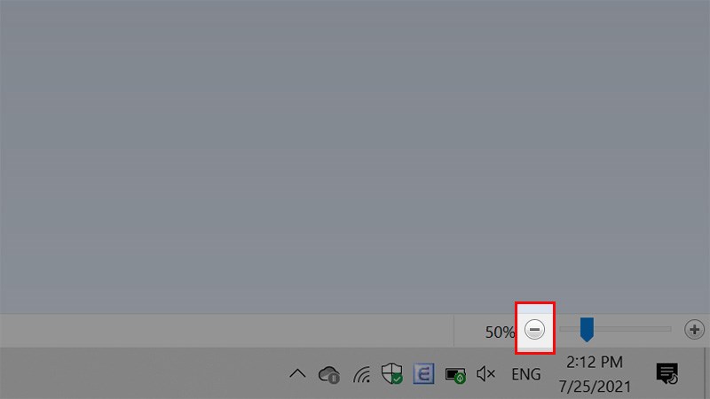 Hoặc nhấn v&agrave;o biểu tượng dấu trừ ở g&oacute;c dưới b&ecirc;n tr&aacute;i để thu nhỏ