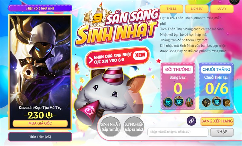 Kỷ niệm sinh nhật 9 năm LMHT tổng kết thành tích cá nhân của game thủ bạn  gạ gục bao nhiêu có pentakill nào chưa cùng khoe nhé