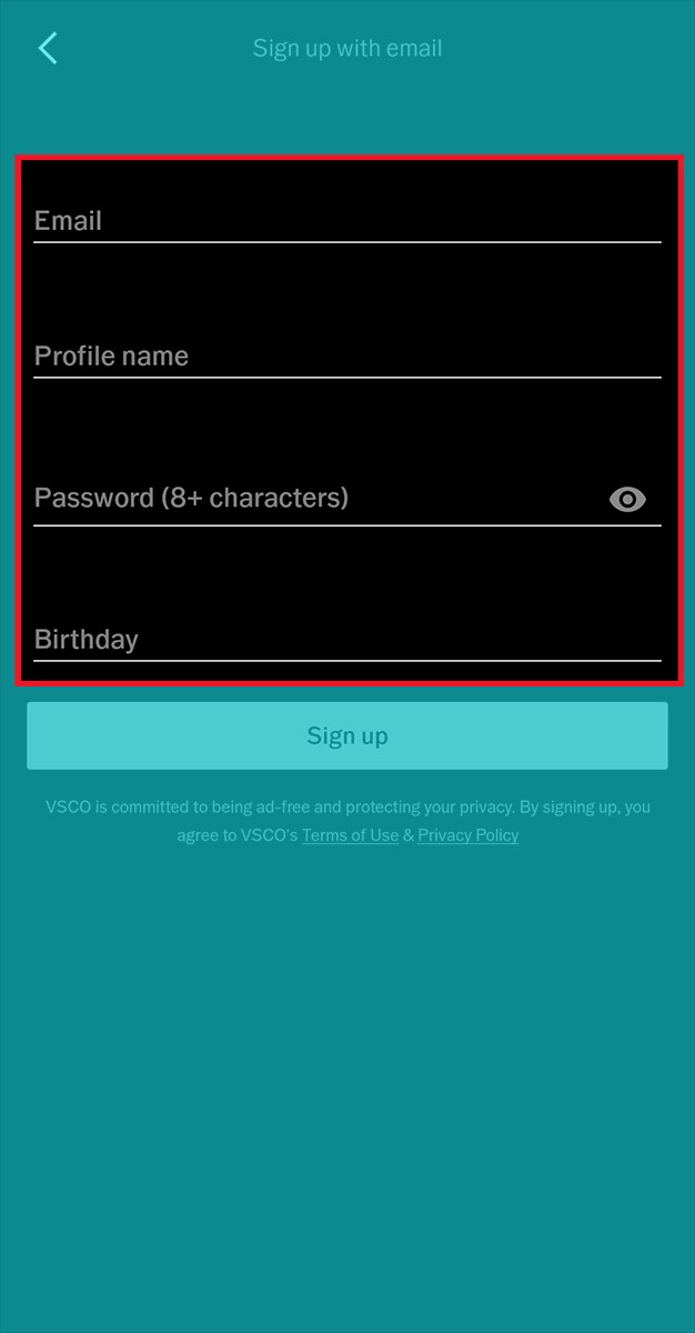 Nhập c&aacute;c th&ocirc;ng tin c&aacute; nh&acirc;n