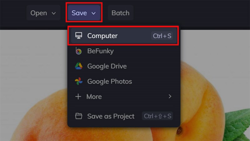 Chọn Save > Chọn Computer