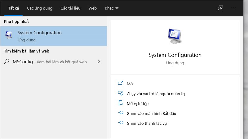 System Configuration