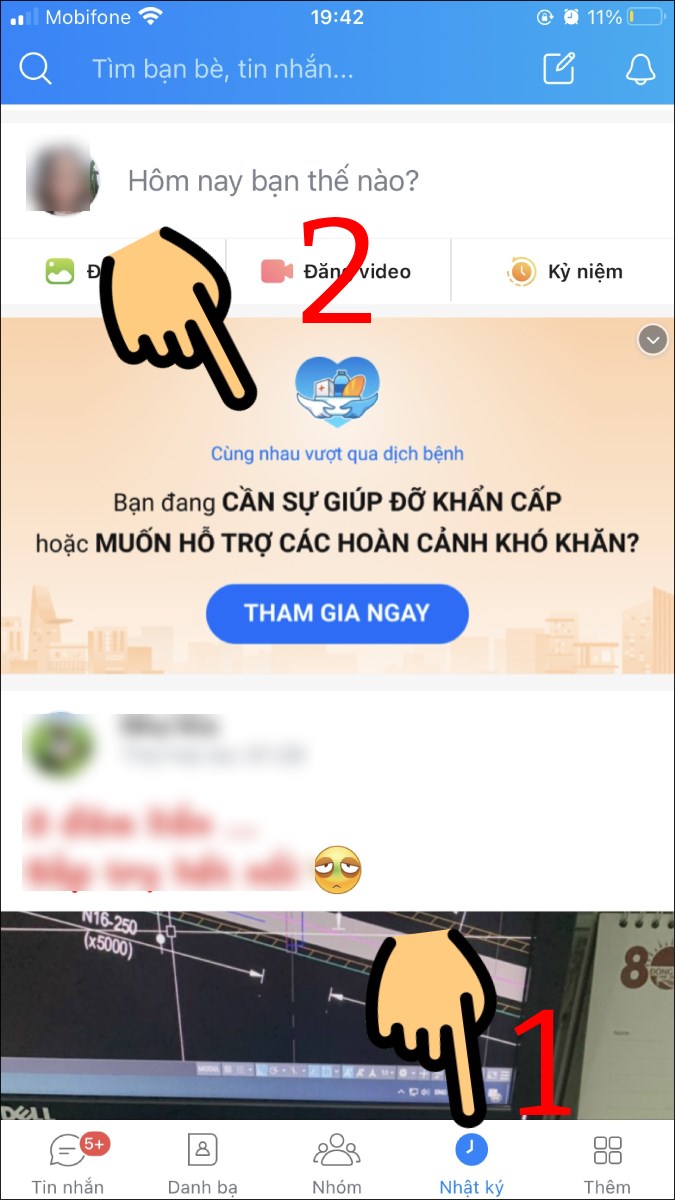 Chọn mục Nhật k&yacute; v&agrave; nhấn v&agrave;o banner tr&ecirc;n