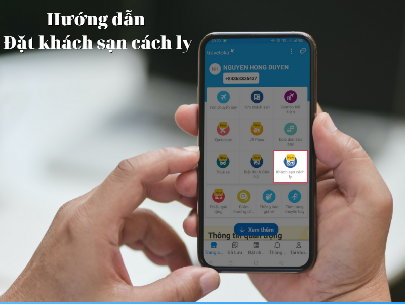 Hướng dẫn c&aacute;ch đặt kh&aacute;ch sạn c&aacute;ch ly