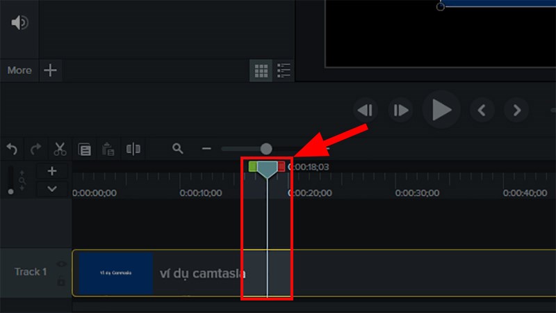 Chọn vị tr&iacute; ch&egrave;n chữ&nbsp;trong video đ&atilde; được ch&egrave;n