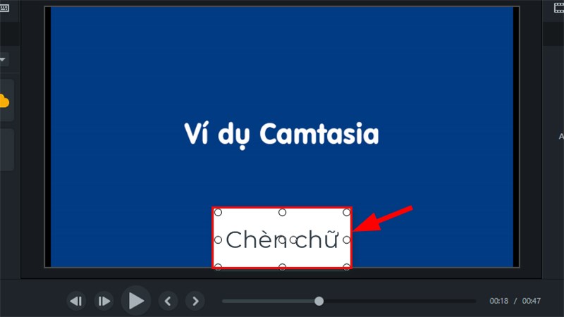Nhập Text v&agrave; di chuyển ảnh tới vị tr&iacute; bạn muốn