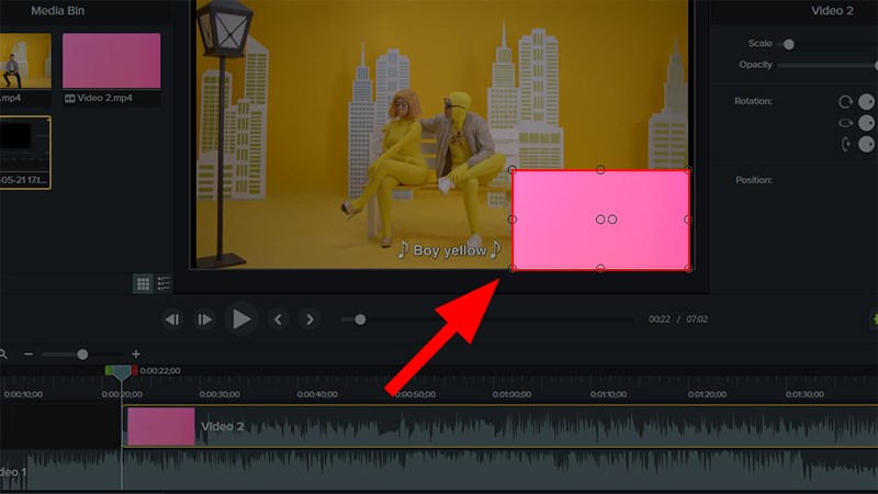 Điều chỉnh lại khung h&igrave;nh của video sẽ xuất hiện