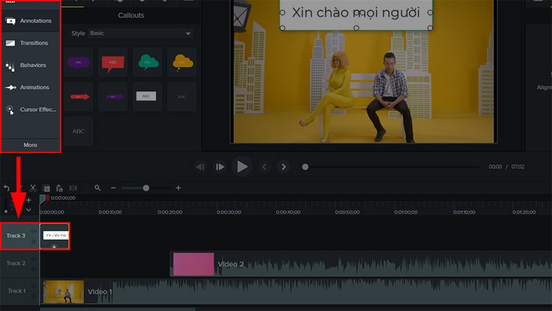 Th&ecirc;m c&aacute;c hiệu ứng v&agrave;o video cho sinh động