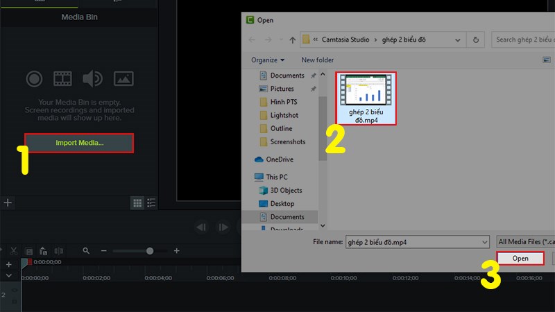 Mở video bạn muốn xoay trên Camtasia