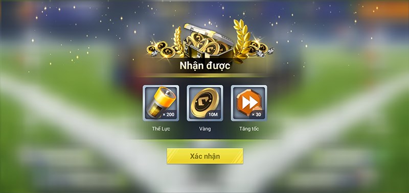 Nhận quà thành công