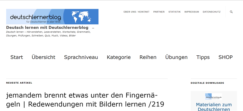 deutschlernerblog.de - Web học tiếng Đức online