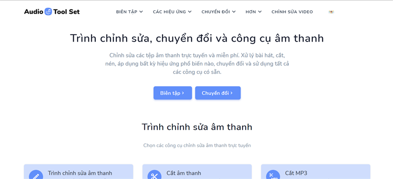 Dongnaiart - Chỉnh sửa, chuyển đổi tập tin âm thanh online