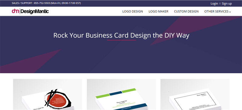 DesignMantic - Phần mềm làm card visit online