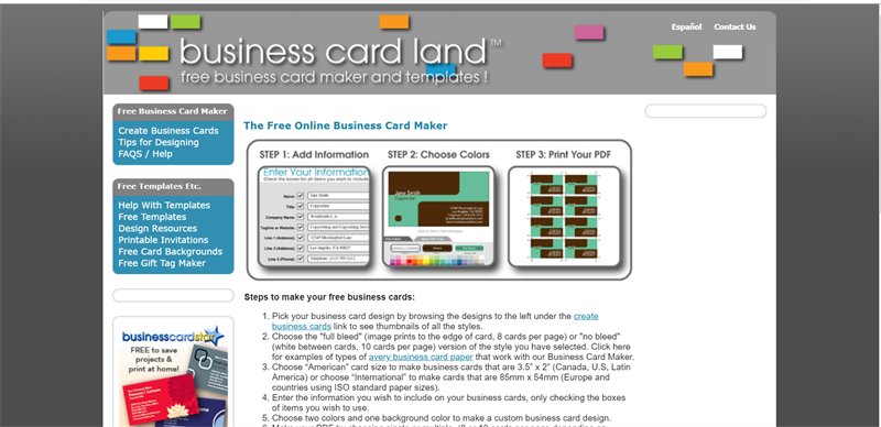 businesscardland.com - Làm thẻ nhân viên online