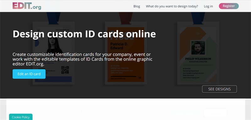 edit.org - Trang web làm thẻ nhân online