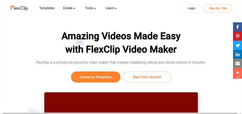 flexclip.com - Lọc tạp âm online, loại bỏ tiếng ồn ra khỏi video